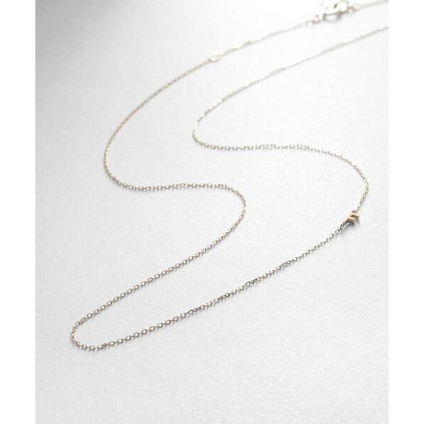 COCOSHNIK / ココシュニック 【WEB限定】K10イニシャルＦ ネックレス