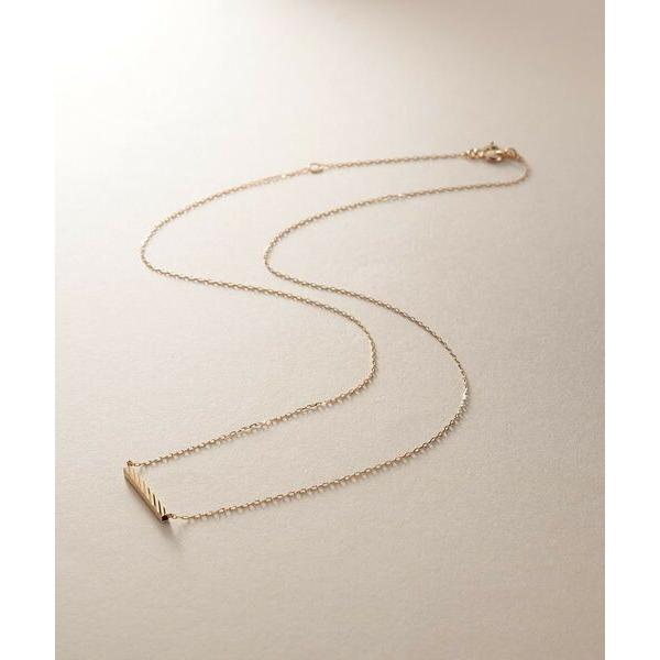 COCOSHNIK / ココシュニック K18カッティングバー ネックレス