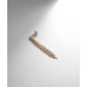 COCOSHNIK（ココシュニック） ピアス K10カーブライン スタッドピアス