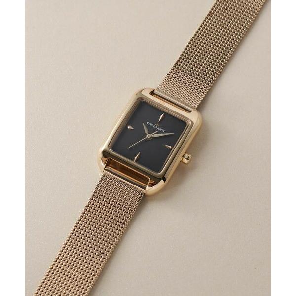 COCOSHNIK / ココシュニック RGスクエアメッシュベルト ウォッチ（ブラック）