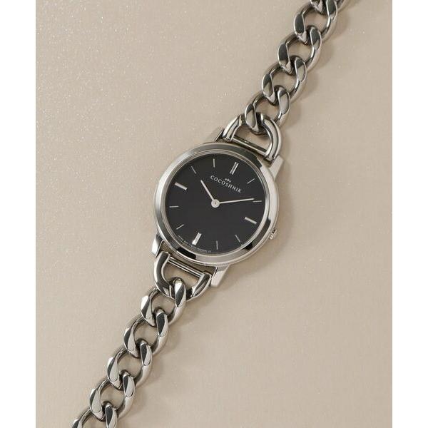 COCOSHNIK / ココシュニック SSラウンドチェーンベルト ウォッチ（ブラックマット）