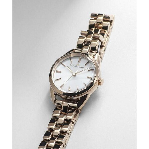 COCOSHNIK / ココシュニック RGラウンド ブレスレットウォッチ（ホワイト旭光）