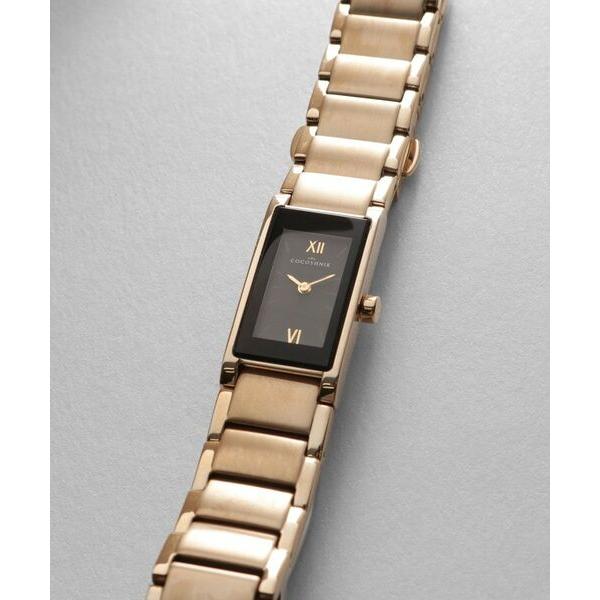 COCOSHNIK / ココシュニック RGスクエア3連バンド ウォッチ（ブラックマット）