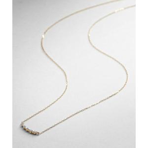 COCOSHNIK / ココシュニック ダイヤモンド ふせ込みアーチ5石