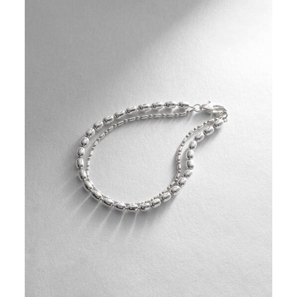 COCOSHNIK / ココシュニック シルバー コンビネーションチェーン オーバルボール シリンダ...