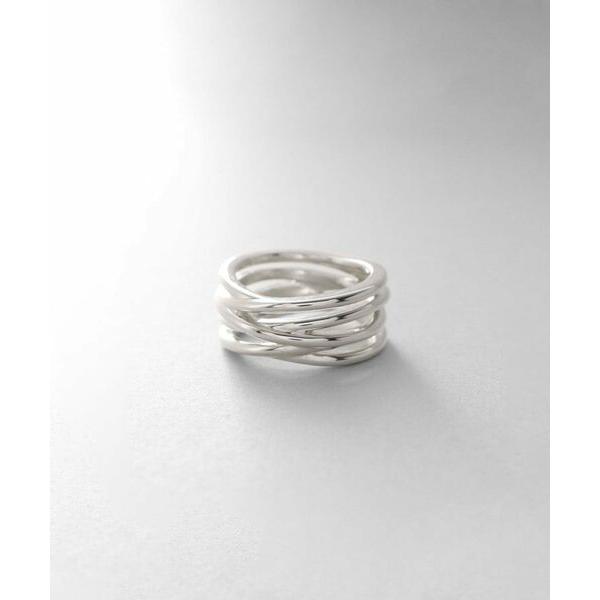 COCOSHNIK / ココシュニック シルバー クロッシングラインリング