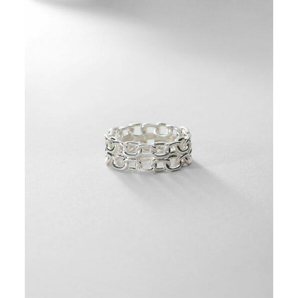 COCOSHNIK / ココシュニック シルバー ビスマルクチェーンモチーフリング