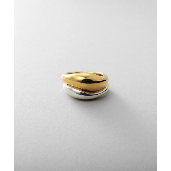 COCOSHNIK / ココシュニック シルバー コンビカラー ニュアンススタックリング