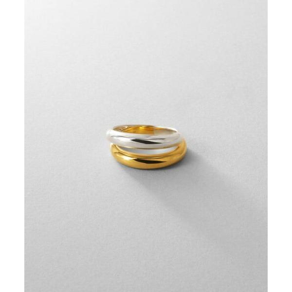 COCOSHNIK / ココシュニック シルバー コンビカラー デュアルドームリング