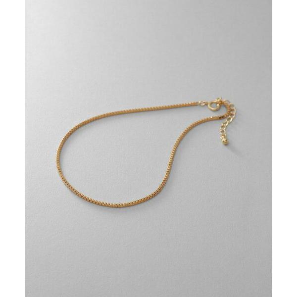 COCOSHNIK / ココシュニック シルバー デザインチェーン ベネチアンアンクレット GP