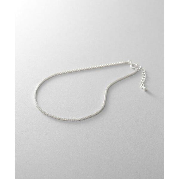 COCOSHNIK / ココシュニック シルバー デザインチェーン ベネチアンアンクレット