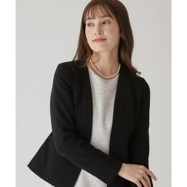 COUP DE CHANCE / クードシャンス 【洗える／日本製】ノーカラージャケット