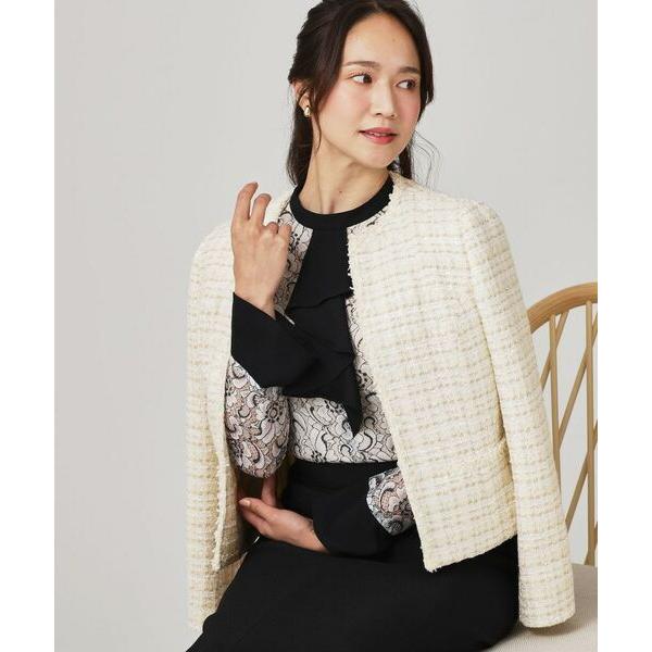 COUP DE CHANCE / クードシャンス 【日本製／セットアップ可】ファンシーツィードのショ...