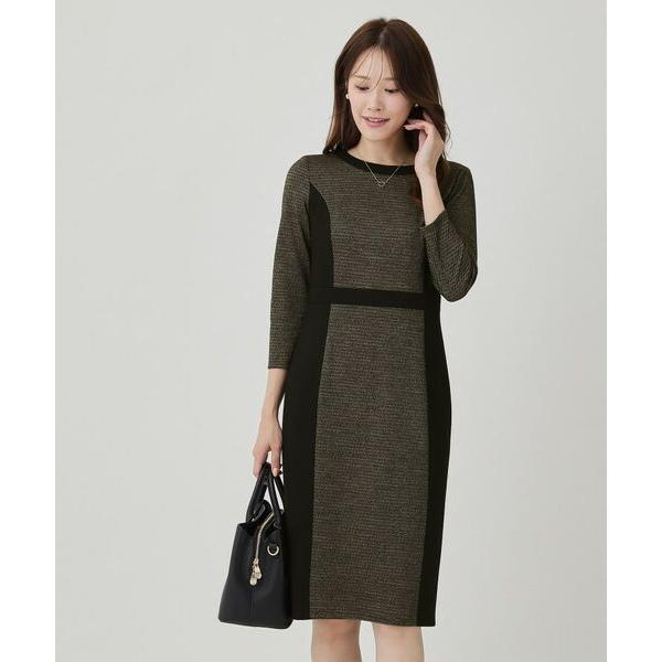 COUP DE CHANCE / クードシャンス 【日本製／ラメ混】ジャージ素材タイトシルエットワン...