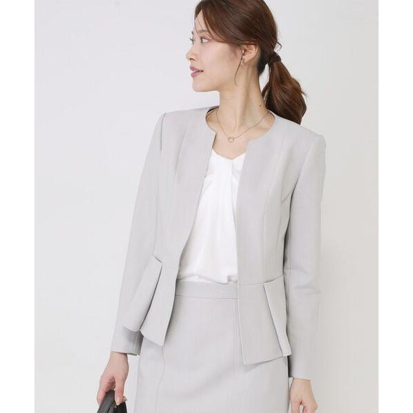 COUP DE CHANCE / クードシャンス 【手洗い可／日本製／スーツ可】ペプラムデザイン　カ...