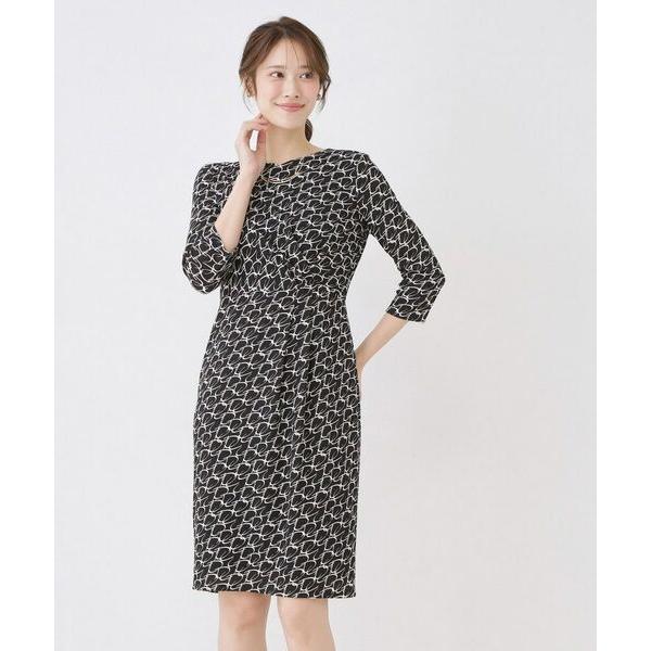 COUP DE CHANCE / クードシャンス 【手洗い可／日本製／ジャージ素材】ジオメトリック柄...