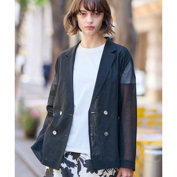 DRESSTERIOR / ドレステリア 【清涼感/洗える】エアリーシアーダブルジャケット