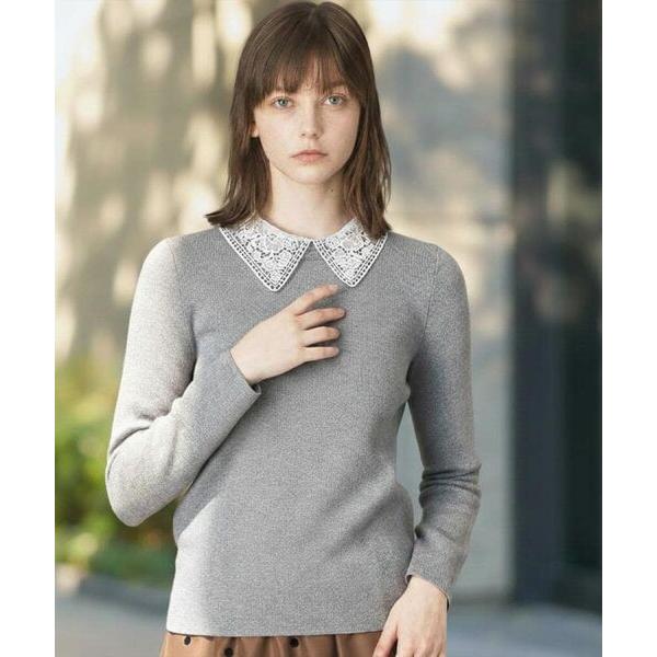 DRESSTERIOR / ドレステリア 2WAYレースカラーニット