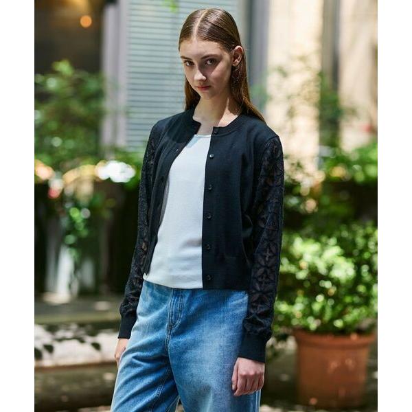 DRESSTERIOR / ドレステリア オーバーラップオパールスリーブカーディガン