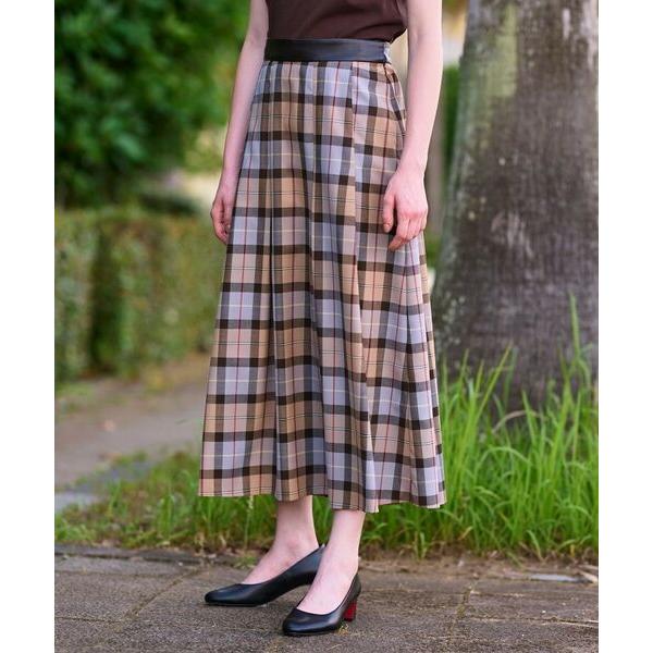 DRESSTERIOR / ドレステリア チェックタックソフトプリーツスカート