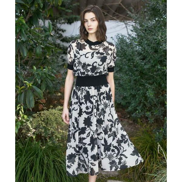 DRESSTERIOR / ドレステリア 【大人MUSE5月号掲載】シアー ボタニカル ドレス