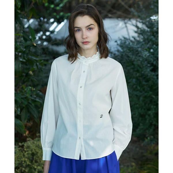 DRESSTERIOR / ドレステリア スタンドフリルネックブラウス