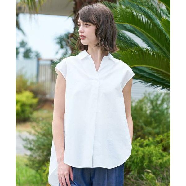 DRESSTERIOR / ドレステリア フレンチスリーブ スキッパーブラウス