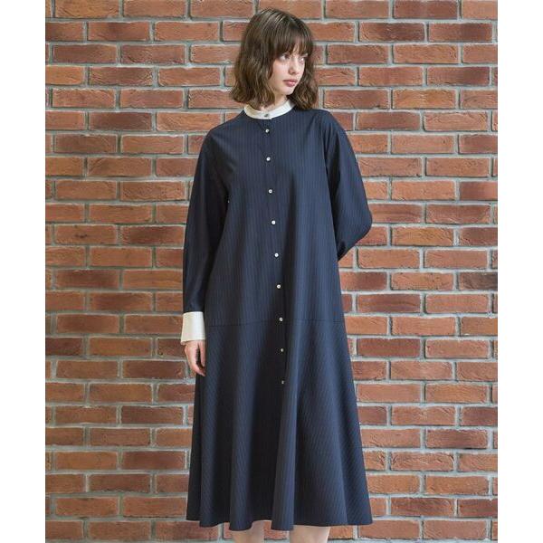 DRESSTERIOR / ドレステリア ウォッシャブルストライプシャツワンピース