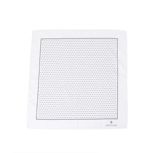 DRESSTERIOR / ドレステリア シルケットコットン　ドットハンカチーフ