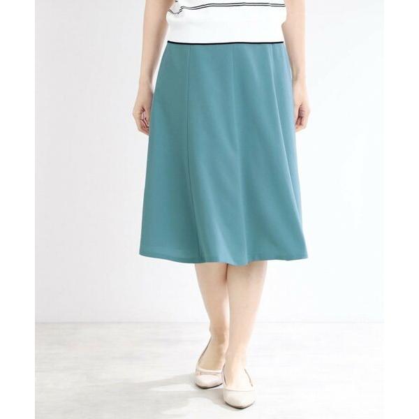Reflect / リフレクト 【マシンウォッシュ可／細見え】フレアシルエットスカート