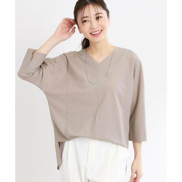 Reflect / リフレクト 【マシンウォッシュ可／セットアップ可能】ドルマンスリーブVネックブラ...