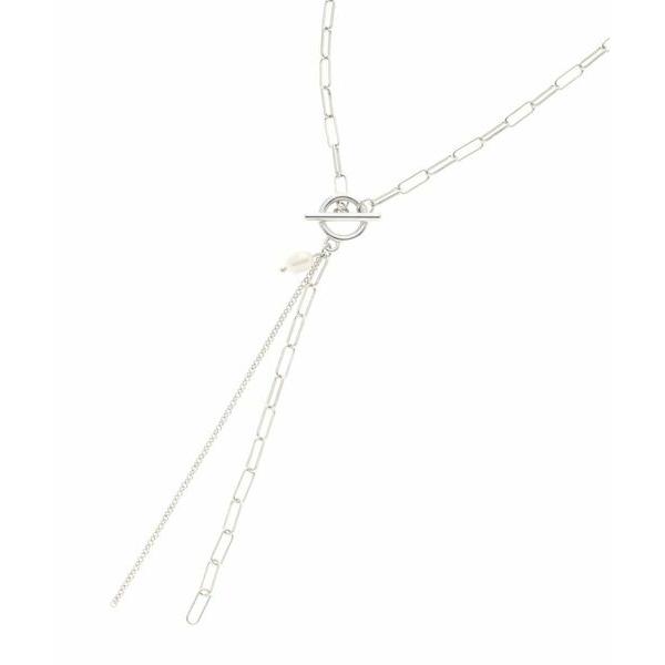 Reflect / リフレクト Y字シルエット淡水パールネックレス