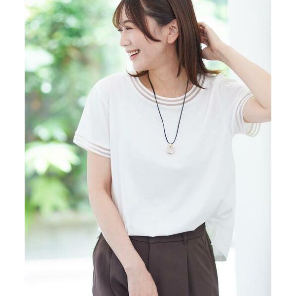 Reflect / リフレクト 【インナーにおすすめ◎】シアーネックデザインプルオーバー