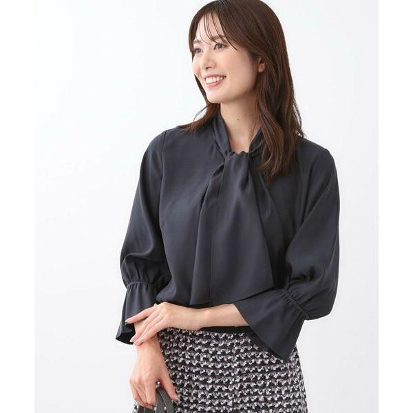 Reflect / リフレクト 【キレイめスタイル／通勤におすすめ◎】ボウタイシャンブレーカラーブラ...