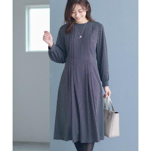 Reflect / リフレクト 【通勤にもお出かけにも◎】ジオメプリントクラシカルワンピース