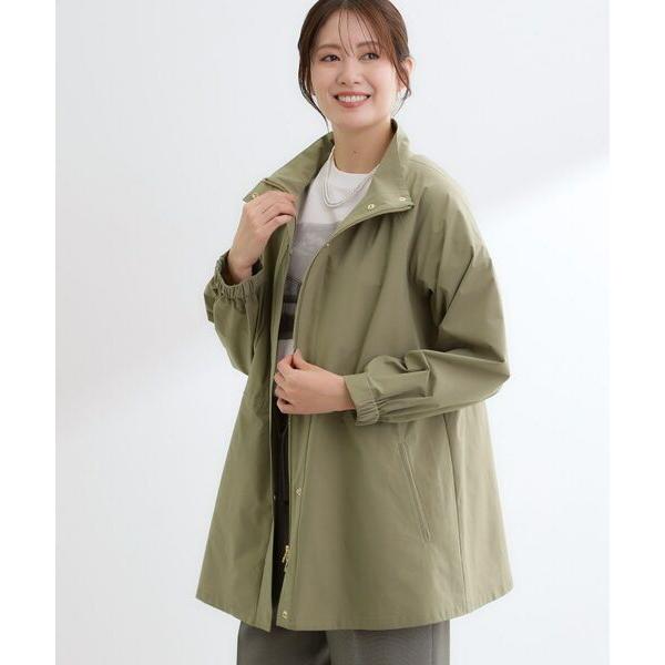 Reflect / リフレクト ストレッチタフタミドル丈スタンドカラーコート