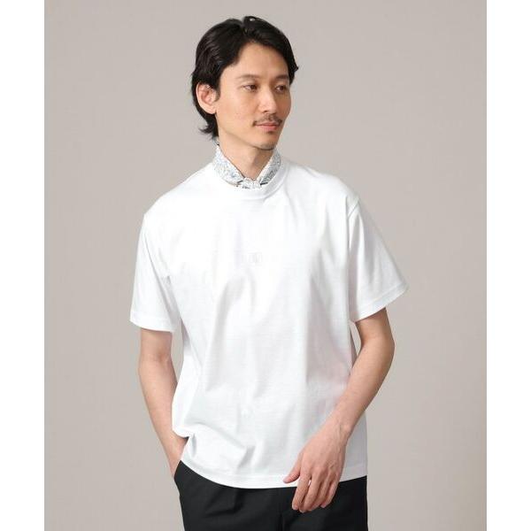 TAKEO KIKUCHI / タケオキクチ 【刺繍ロゴT】スムース ワンポイント Tシャツ
