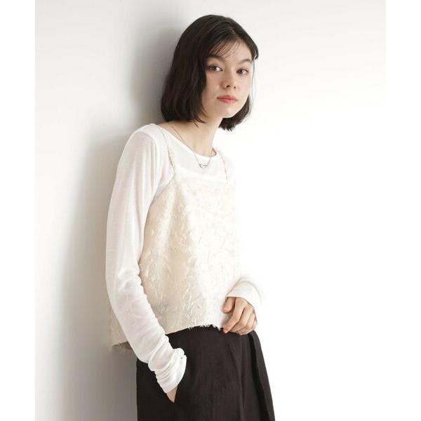 THE SHOP TK / ザ ショップ ティーケー シアーフライスセットビスチェ【洗える】