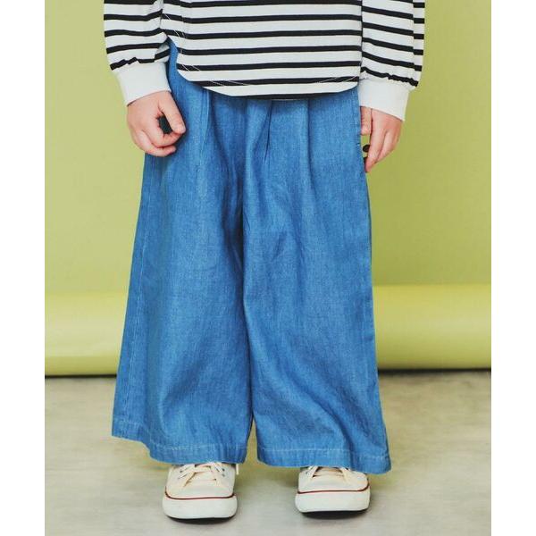 THE SHOP TK / ザ ショップ ティーケー 【120-150】デニム＆花柄スカーチョ/ママ...