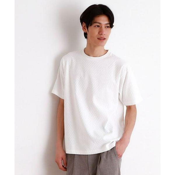 THE SHOP TK / ザ ショップ ティーケー リンクスジャカード半袖Ｔシャツ