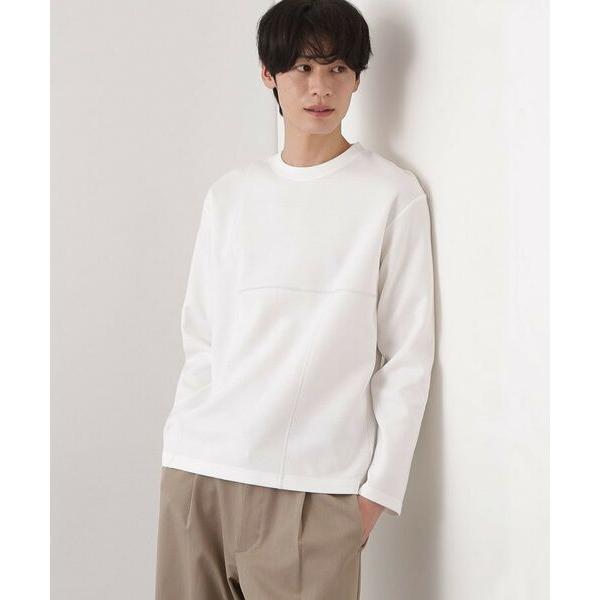 THE SHOP TK / ザ ショップ ティーケー ダンボール ステッチ切替デザイン 長袖Tシャツ...