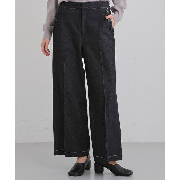 THE SHOP TK / ザ ショップ ティーケー 【美脚/オ―ルシーズン】デニムマリンパンツ/洗...