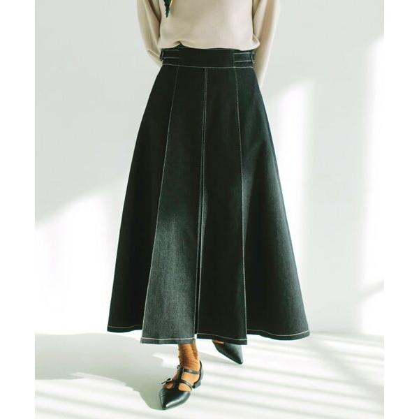 THE SHOP TK / ザ ショップ ティーケー 【オールシーズン活躍！】デニムタックスカート/...