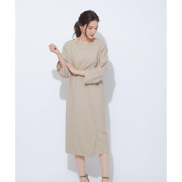 qualite / カリテ ウールストレッチワンピース