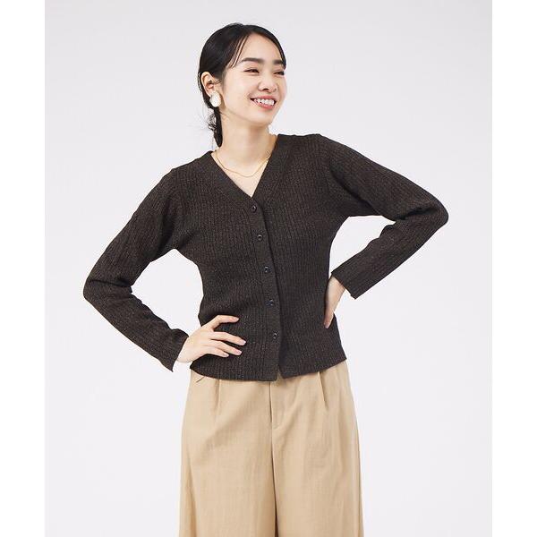 qualite / カリテ カラーメランジ2WAYリブニット