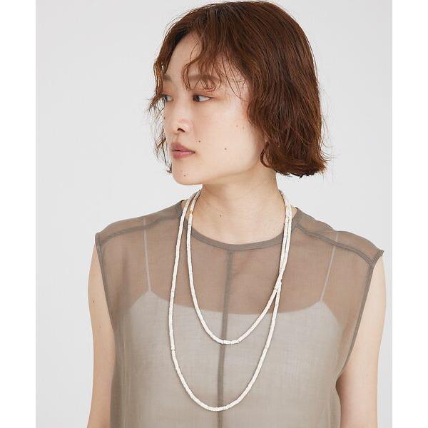 qualite / カリテ ストーンロングネックレス