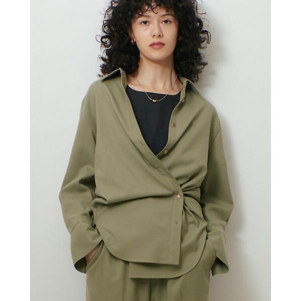 qualite / カリテ ソフトサキソニー2WAYシャツ