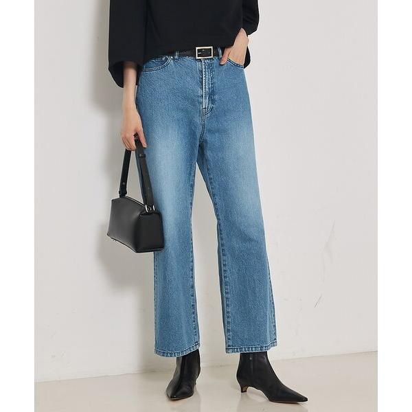 qualite / カリテ 【e×qualite】フレアークロップドデニム