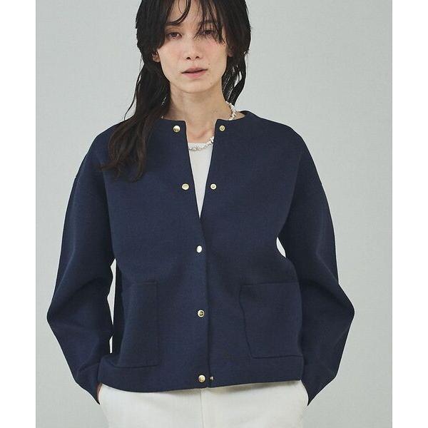 qualite / カリテ ダブルフェイスニットカーディガン