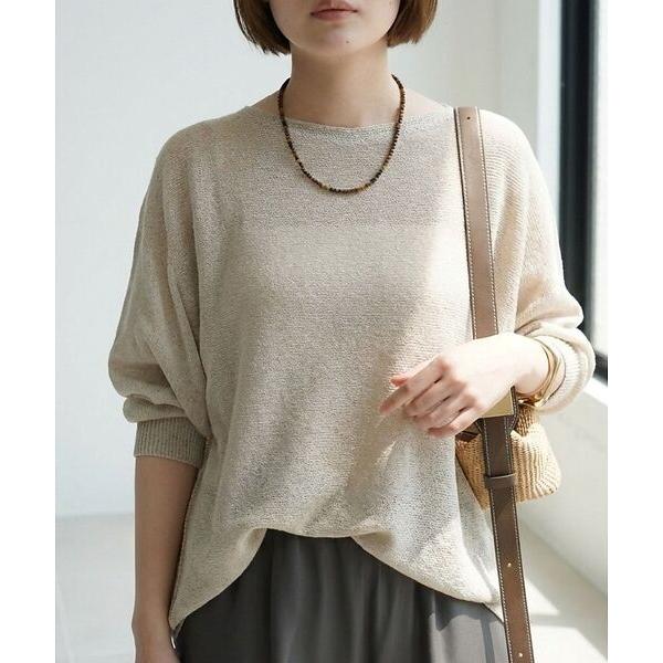 qualite / カリテ 【夏まで快適に着られる】camifineニットプルオーバー